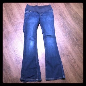 Old Navy Maternity Jeans Skinny Flair Low Rise 2